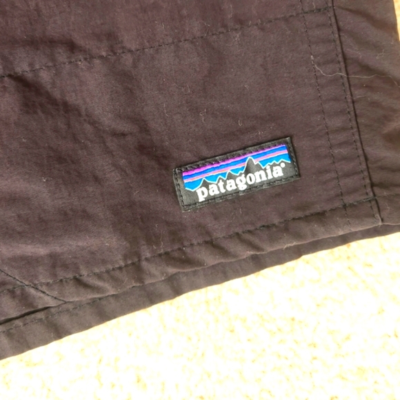 Patagonia Mens Black Baggies 7" Long Shorts Lrg Nylon Quick Dry Outdoor Swim - Picture 3 of 6